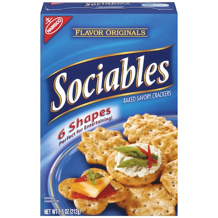 Sociables Nabisco Sociables Crackers 7.5 oz., PK6 03048